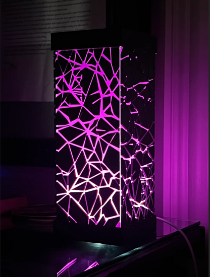 Modern Geometric Lamp - Geometric Lines