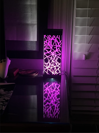 Modern Geometric Lamp - Geometric Lines