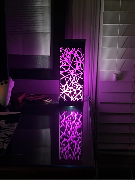 Modern Geometric Lamp - Geometric Lines