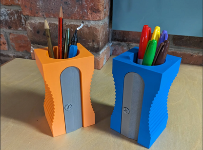 📌  Pencil Holder – Giant Sharpener Design