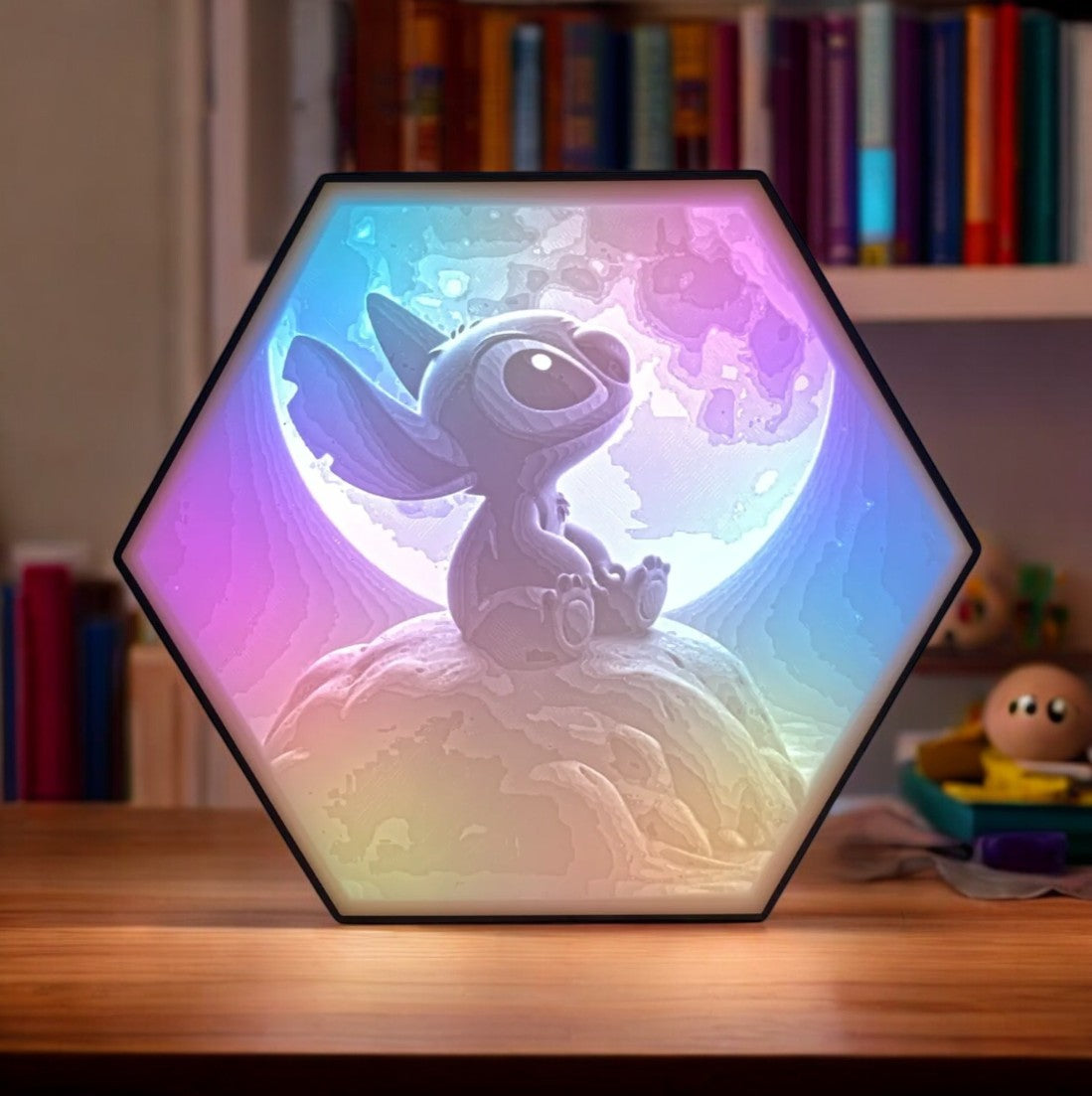 Hexagonal Stitch "Moonlight" LED Lamp Desk Light