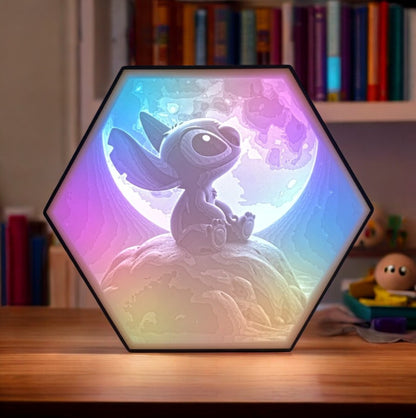 Hexagonal Stitch "Moonlight" LED Lamp Desk Light