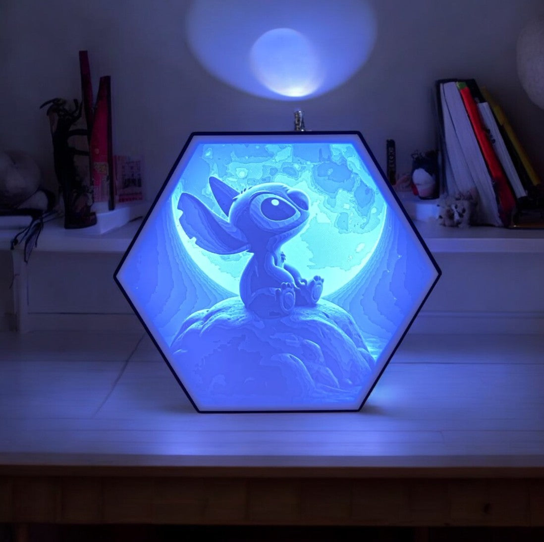 Hexagonal Stitch "Moonlight" LED Lamp Desk Light