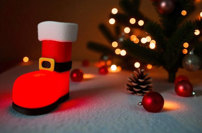 Santa Boot Lightbox  | Christmas LED Table Decor