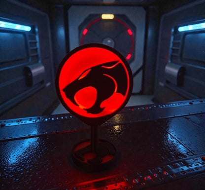 Thundercats LED Sign Lightbox – Retro Cartoon Logo Desk Lamp | 80s Nostalgia Room Decor