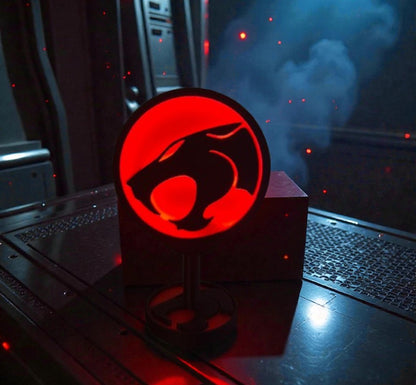 Thundercats LED Sign Lightbox – Retro Cartoon Logo Desk Lamp | 80s Nostalgia Room Decor
