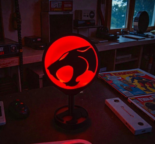 Thundercats LED Lightbox - Φωτιζόμενο Λογότυπο / Επιτραπέζιο Φωτιστικό | Retro 80s Διακόσμηση