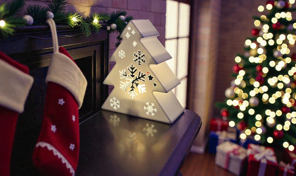 “Snowflake Tree” – Festive Tealight Candle Holder | Christmas Decor
