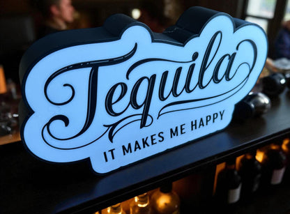 Tequila Lightbox – “It Makes Me Happy”