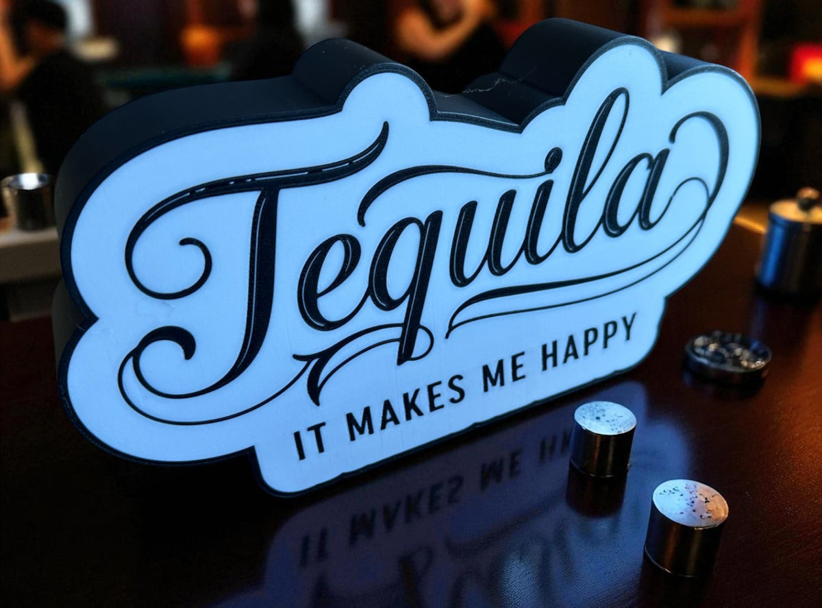 Tequila Lightbox – “It Makes Me Happy”