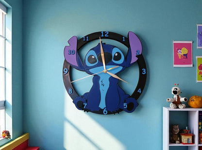 Stitch Wall Clock – Fun & Playful Timepiece