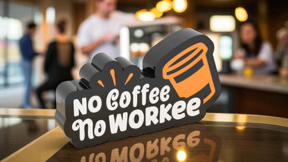 Lightbox No Coffee No Workee – Επιτραπέζιο Φωτιστικό Καφέ