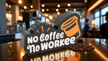 Lightbox No Coffee No Workee – Επιτραπέζιο Φωτιστικό Καφέ