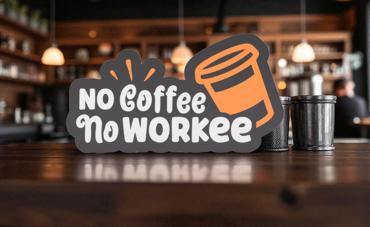 Lightbox No Coffee No Workee – Επιτραπέζιο Φωτιστικό Καφέ