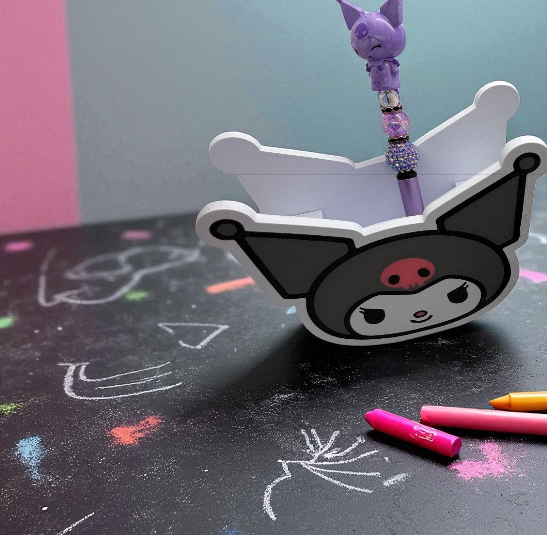 Kuromi Pencil Holder – Stylish and Playful Desk Accessory