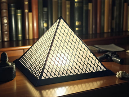 Επιτραπέζιο Φωτιστικό Pyramid Light – Γεωμετρικός Διακοσμητικός Φωτισμός