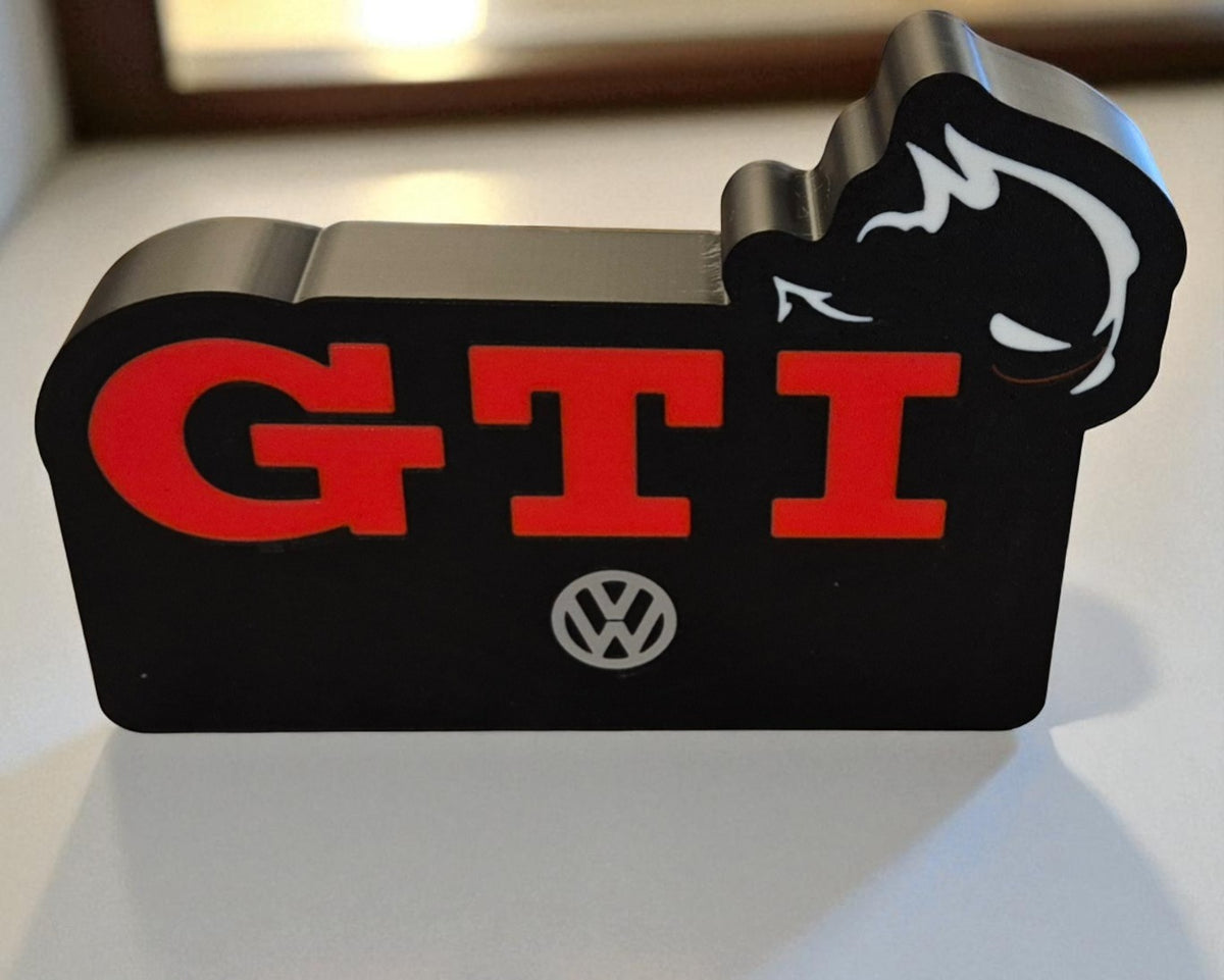  Lightbox – GTI Fan Art Φωτιστικό με VW Style