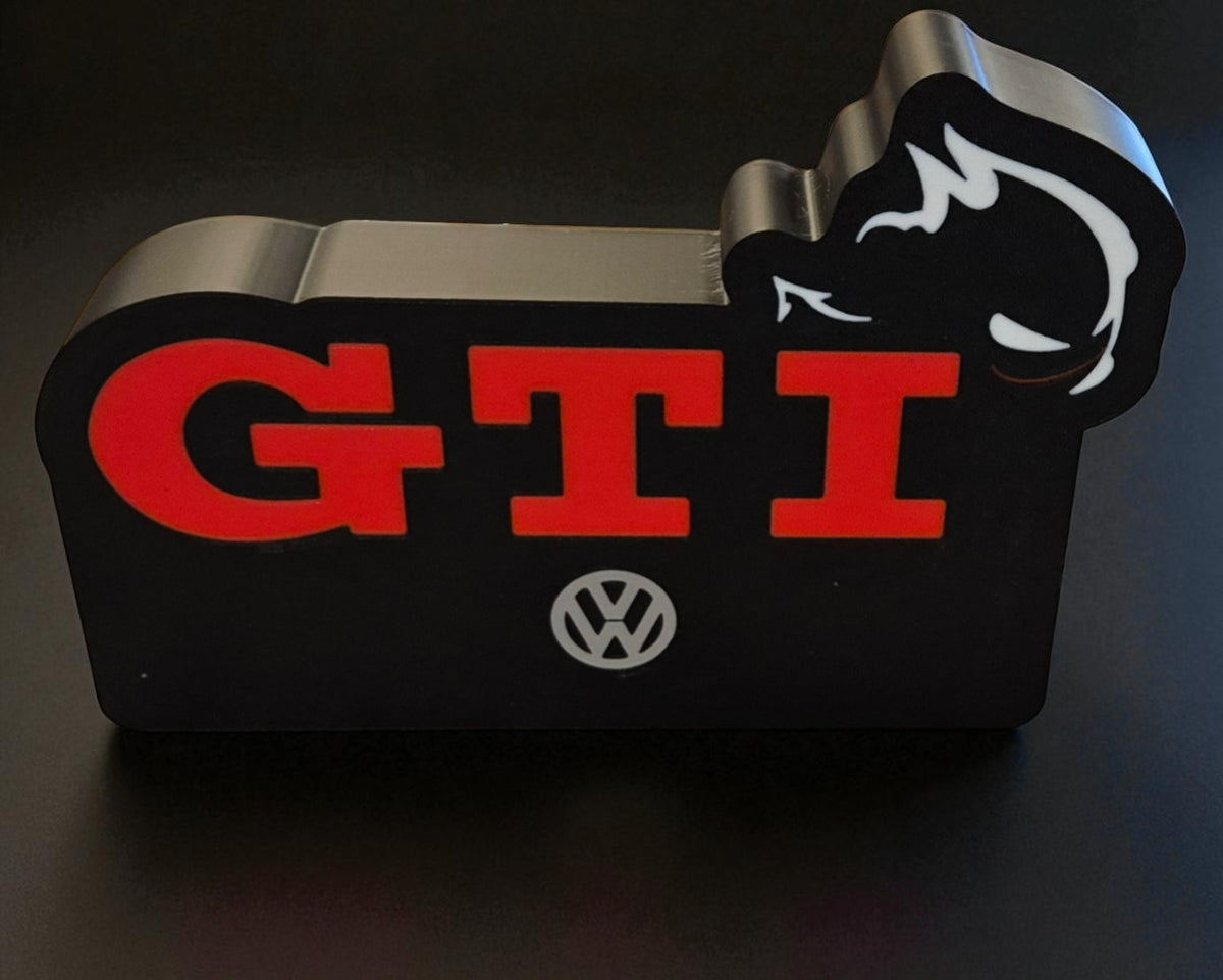  Lightbox – GTI Fan Art Φωτιστικό με VW Style
