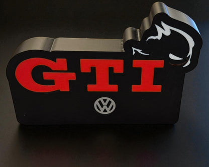  Lightbox – GTI Fan Art Φωτιστικό με VW Style