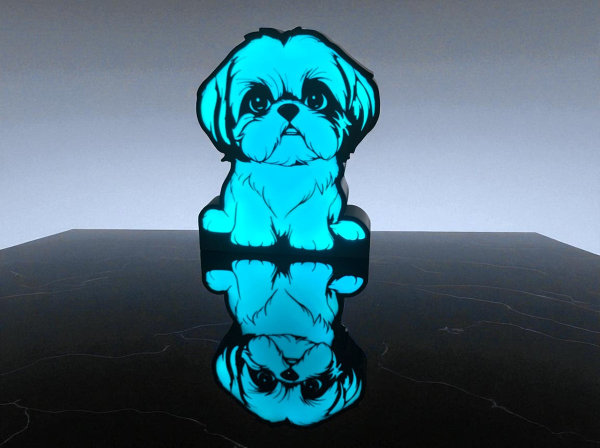 Puppy Glow – Φωτιστικό κουτί με τρισδιάστατη εκτύπωση για λάτρεις των σκύλων