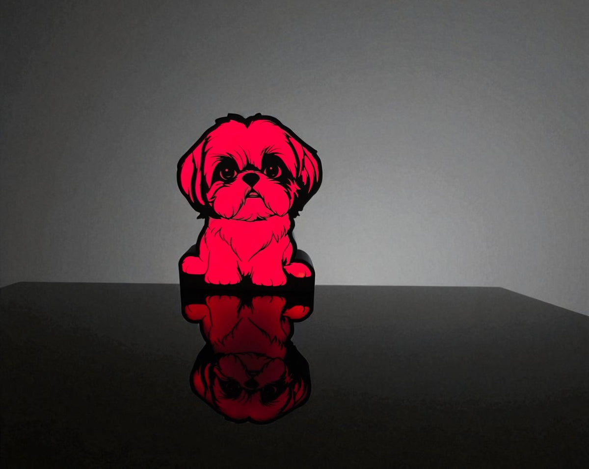 Puppy Glow – Φωτιστικό κουτί με τρισδιάστατη εκτύπωση για λάτρεις των σκύλων