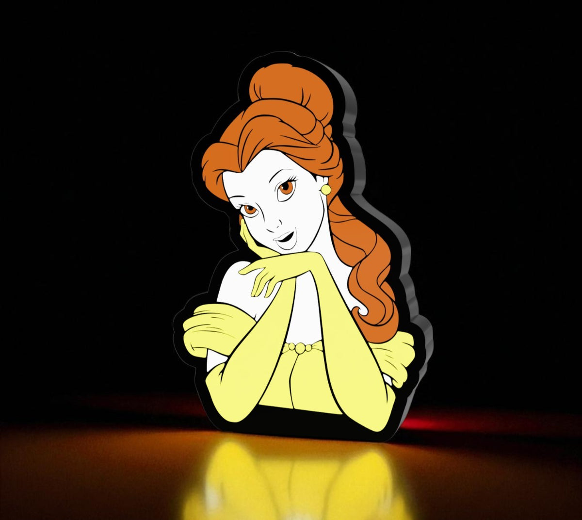 Lightbox – “Beauty & the Beast” Belle Fan Art Lamp