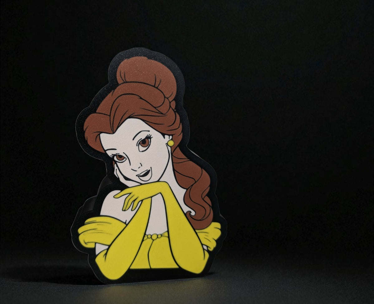 Lightbox – “Beauty & the Beast” Belle Fan Art Lamp