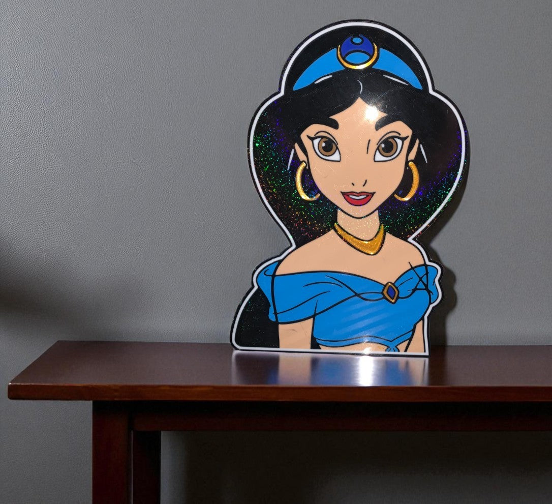 Lightbox – “Arabian Princess” Jasmine Fan Art Lamp
