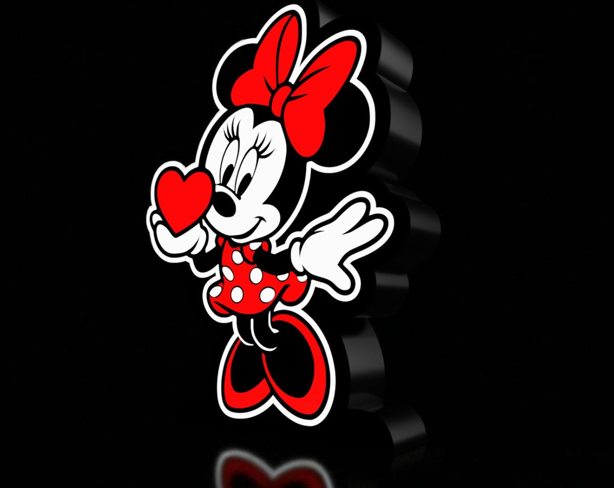 Lightbox – “Minnie Love” Fan Art Lamp