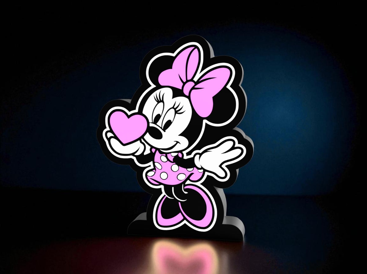Lightbox – “Minnie Love” Fan Art Lamp