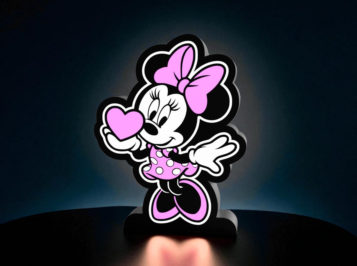 Lightbox – “Minnie Love” Fan Art Lamp