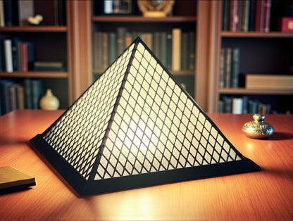 Επιτραπέζιο Φωτιστικό Pyramid Light – Γεωμετρικός Διακοσμητικός Φωτισμός